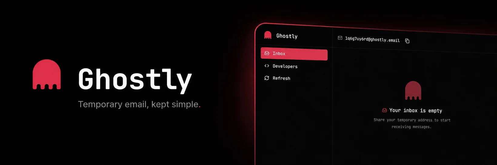Ghostly Email product banner
